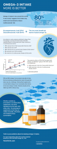 Omega-3 Dosage and Cardiovascular Disease