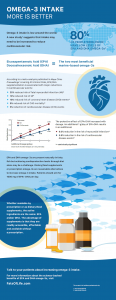 Omega-3 Dosage and CVD